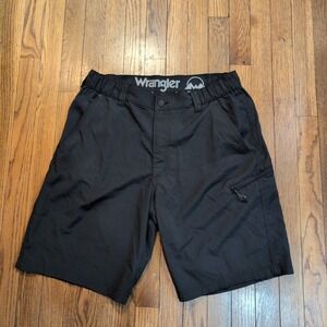 Wrangler ATG All Terrain Gear Mens Black Flex Waist Performance Shorts Size 34